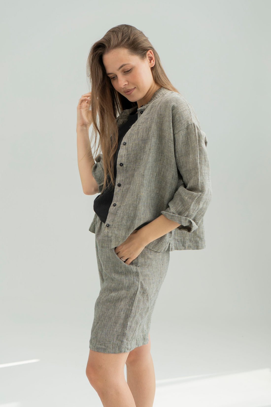 Lininiai marškiniai